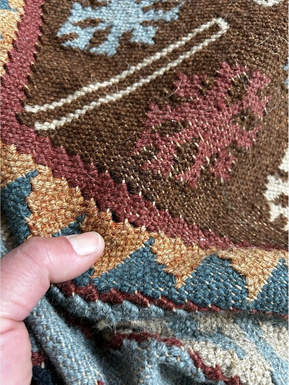 Vintage Hand Woven Turkish Carpet 120